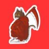 Grim Reaper Cat Sticker