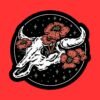 Cow Skull Sticker