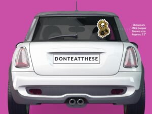 Skull Sunflower Sticker