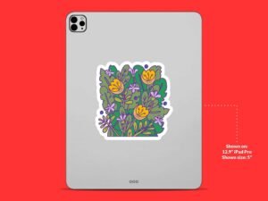 Summer Flowers Sticker