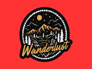 Wanderlust Outdoors Sticker