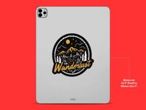 Wanderlust Outdoors Sticker