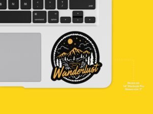 Wanderlust Outdoors Sticker