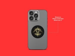 Gold All Seeing Eye Sticker