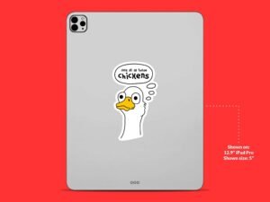 Look At All Those Chickens Sticker