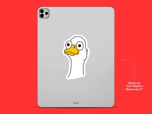Goofy Goose Sticker