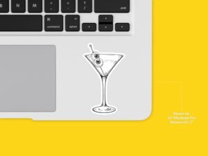 Eyeball Martini Sticker