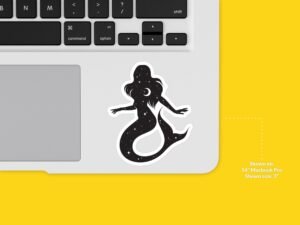 Mermaid Silhouette Sticker