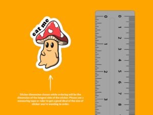Eat Me Mushroom Sticker