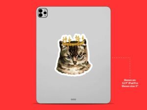 Royal Kitten Sticker