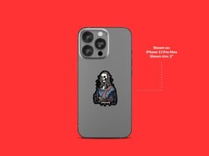 Skeleton Mona Lisa Sticker