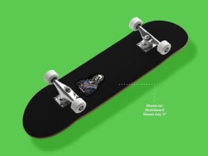 Skeleton Mona Lisa Sticker