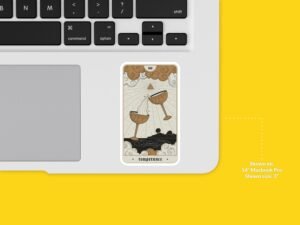 Temperance Tarot Card Sticker