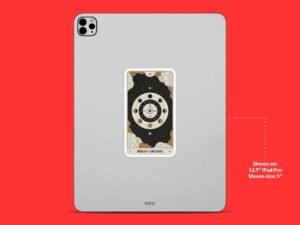 Wheel of Fortune Tarot Card Sticker