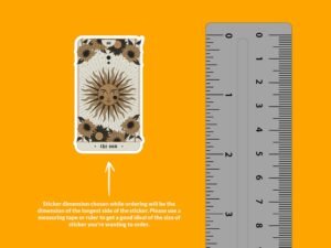 The Sun Tarot Card Sticker