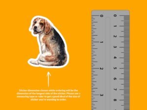 Cute Beagle Sticker