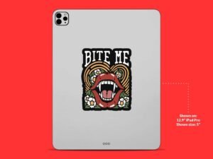 Bite Me Sticker