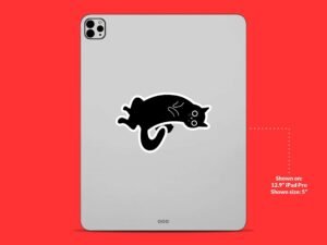 Cute Black Cat Sticker