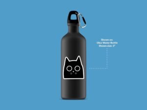 Cute Black Cat Sticker