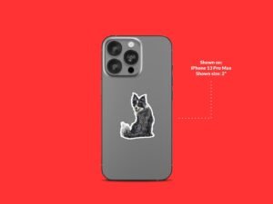 Watercolor Border Collie Sticker