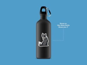 Watercolor Border Collie Sticker