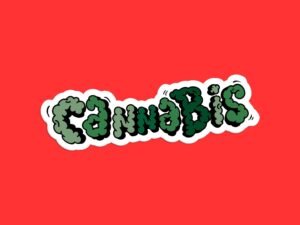 Cannabis Sticker