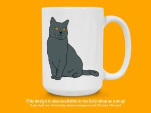 British Shorthair Cat Sticker