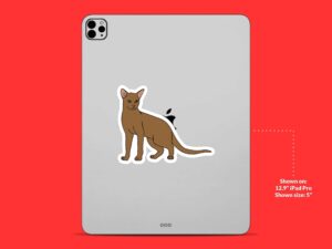 Abyssinian Cat Sticker
