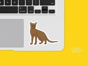 Abyssinian Cat Sticker