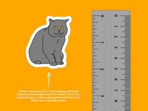 British Shorthair Cat Sticker