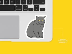 British Shorthair Cat Sticker