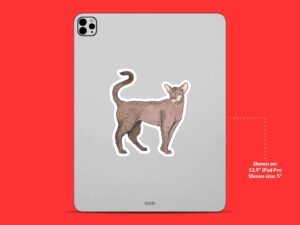 Oriental Shorthair Cat Sticker