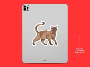 Burmese Cat Sticker