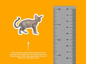 Devon Rex Cat Sticker