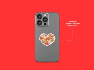 Heart Cats Sticker