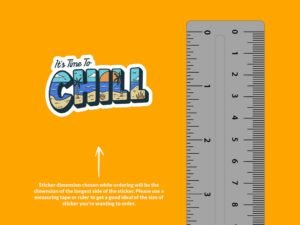 Chill Beach Tropical Sticker