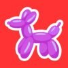 Balloon Dog Sticker