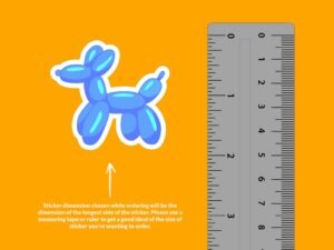 Balloon Dog Sticker
