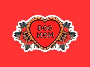 Dog Mom Sticker