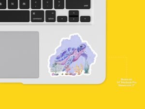 Sea Turtle Watercolor Sticker