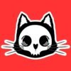 Cat Skull Sticker
