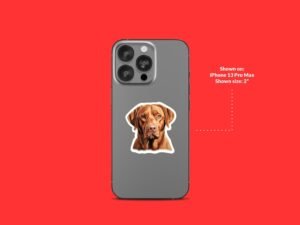 Fox Red Labrador Sticker