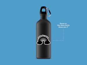 Nobody Cares Rainbow Sticker