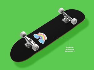 Nobody Cares Pastel Rainbow Sticker