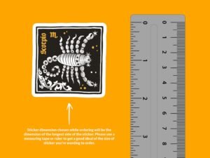 Scorpio Zodiac Sign Sticker
