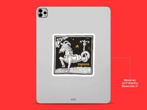 Capricorn Zodiac Sign Sticker