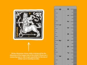 Sagittarius Zodiac Sign Sticker