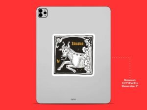 Taurus Zodiac Sign Sticker
