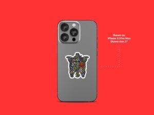 Jack O Lantern Skeleton Sticker