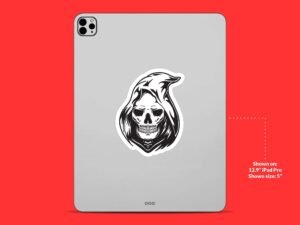 Skeleton Grim Reaper Sticker